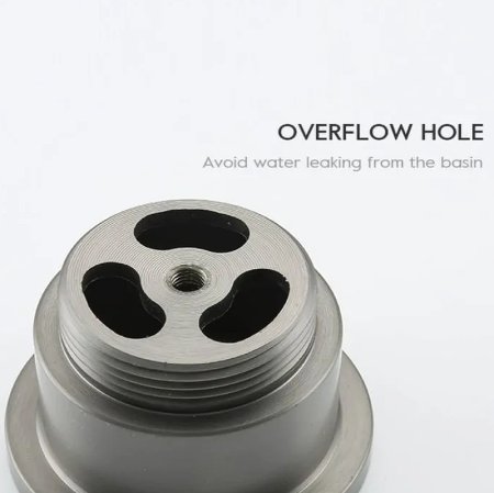 Донный клапан Frap F62-9 click-clack Оружейная сталь 