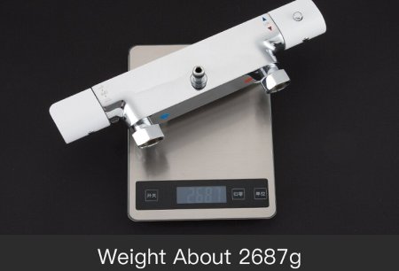 Душевая система Gappo G07 G2407-50 с термостатом Белая Хром 