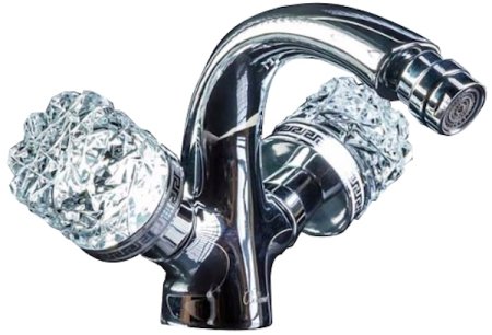 Смеситель для биде Boheme Crystal 276-CRST Хром 