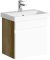 Тумба под раковину Aqwella Smart 50 SRT0105DB подвесная Дуб балтийский 