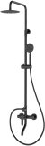 Душевая система с изливом RUSH Santiago (SUS1116-40Black) 
