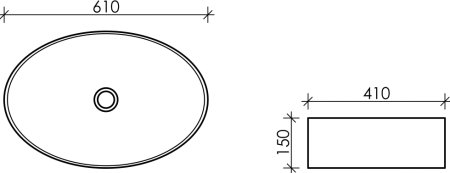 Раковина Ceramica Nova Element 61 см CN5018 