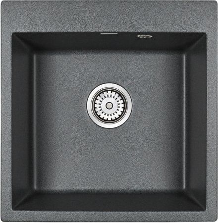 Мойка кухонная Paulmark Praktisch PM105152-DG 51х52см, графит 