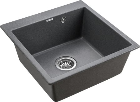 Мойка кухонная Paulmark Praktisch PM105152-DG 51х52см, графит 
