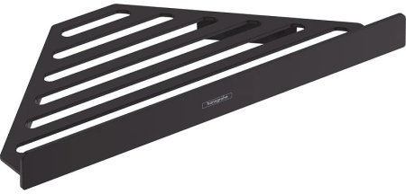Металлическая полка Hansgrohe AddStoris 41741670 угловая Черная матовая 
