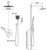 Душевая система STWORKI Малвик FT23110 Хром 