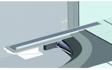 Душевой лоток Berges C1 Norma 500 095136 с Черной матовой решеткой 