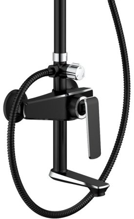 Душевая система Haiba HB24548-7 Черный Хром 