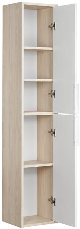 Шкаф пенал Aquaton Рико 30 1A216603RIB90 подвесной Белый Ясень фабрик 