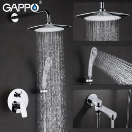 Душевая система (встраиваемая) Gappo G7148 хром 