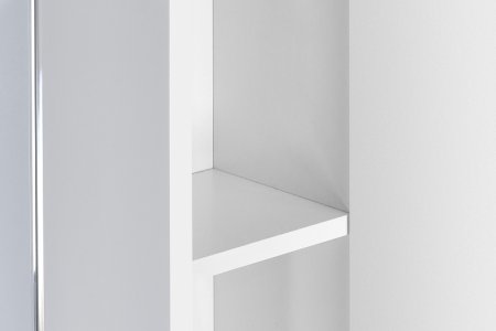 Зеркало со шкафом Aquaton Онда 58 1A009802ON01R с подсветкой Белое 