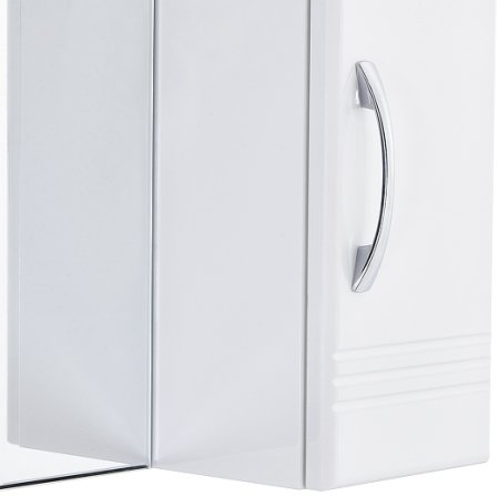 Зеркало со шкафом Aquaton Онда 58 1A009802ON01R с подсветкой Белое 