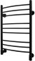 Полотенцесушитель электрический Energy Ergo 800x500 черный матовый, форма лесенка, скрытое/наружное подключение, 800мм x 528мм 