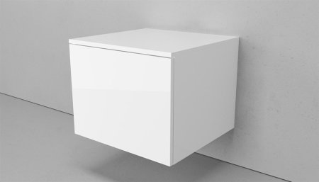 Тумба подвесная VELVEX Unit 50x40 белый лед 