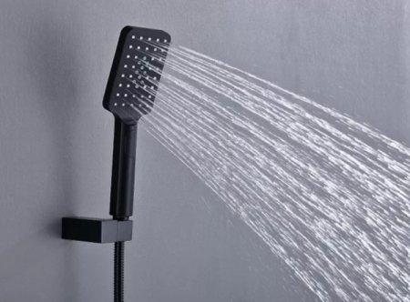 Душевой комплект Timo Petruma SX-5149/03SM с внутренней частью, черный 