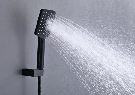 Душевой комплект Timo Petruma SX-5149/03SM с внутренней частью, черный 