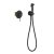 Гигиенический душ Timo Saona 2389/03SM со смесителем, черный 