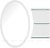 Зеркало Aquanet Опера L/R 70 белый с полкой 