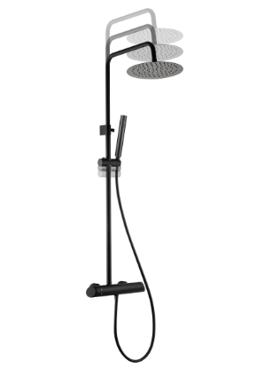 Душевая система настенная Deante ARNIKA NAC_N1QK чёрный матовый 