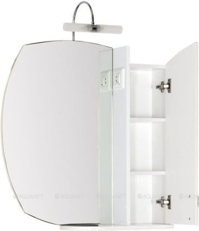 Зеркало-шкаф Aquanet Моника 75 белый 