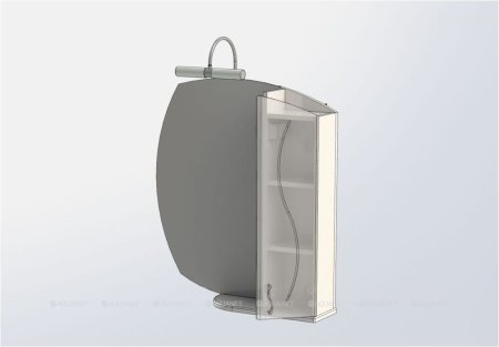 Зеркало-шкаф Aquanet Моника 75 белый 