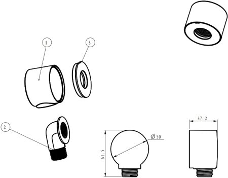 Душевая система Aquanet Static 2.07 257163 Хром 