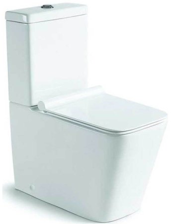 Унитаз компакт Vincea Q-Line VT2-12 Белый с бачком и сиденьем Микролифт 