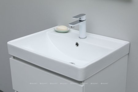 Тумба с раковиной Aquanet Вега 60 (2 ящика) 