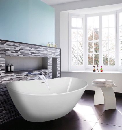 Акриловая ванна Azario Easton 180х82 AZ-1337 Белая без гидромассажа 