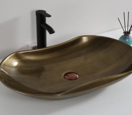 Раковина CeramaLux D1334H466 накладная 