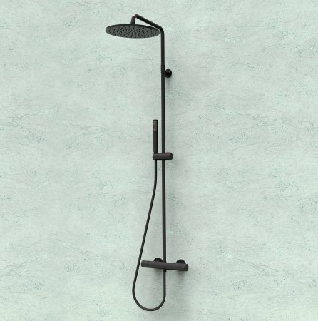 Душевая стойка Bossini Cosmo L10092.073 черный матовый 