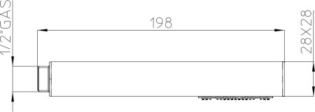 Душевая стойка Bossini Cosmo L10092.073 черный матовый 