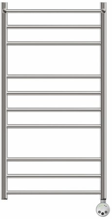 Электрический полотенцесушитель Point Аврора PN10150PE П9 500x1000 с полкой левый/правый Хром 