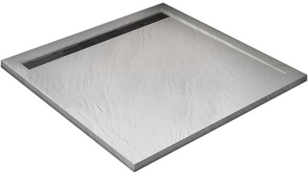 Душевой поддон из искусственного камня WeltWasser WW TRS 100 STONE-WT 100x100 10000004368 Белый 