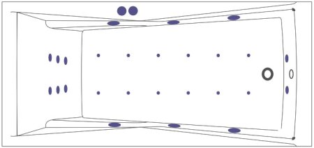 Акриловая ванна Excellent Palace WAEX.PAL17.ULTRA 170x75 