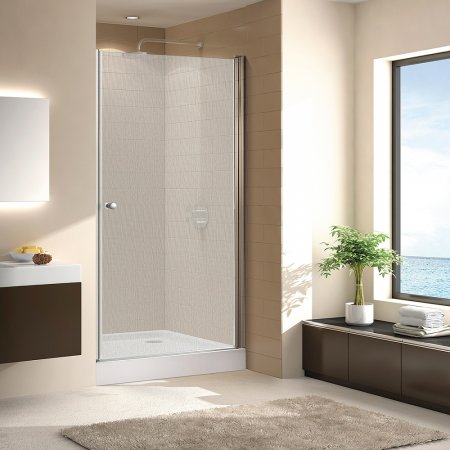 Душевая дверь в нишу Cezares ECO-O-B-1-90-P-Cr стекло punto 