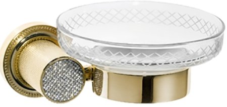 Мыльница Boheme Royal Cristal 10923-G Золото 