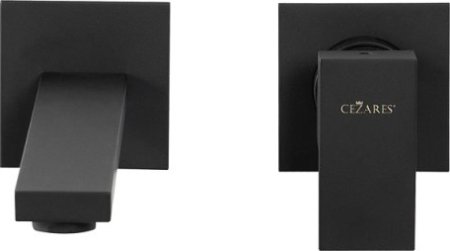 Смеситель Cezares Unika BLI2-NOP С ВНУТРЕННЕЙ ЧАСТЬЮ, черный, для раковины 