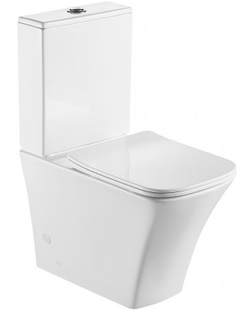 Унитаз компакт BelBagno Marmi BB052CPR без бачка и сиденья 