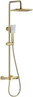 Душевая система WONZON & WOGHAND, Брашированное золото (WW-AE33110-BG)