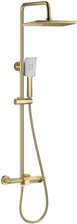 Душевая система WONZON & WOGHAND, Брашированное золото (WW-AE33110-BG) 