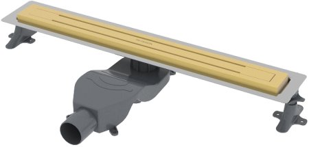 Душевой лоток Boheme Premium Trendy 80 983-80-MG с решеткой Золото матовое 