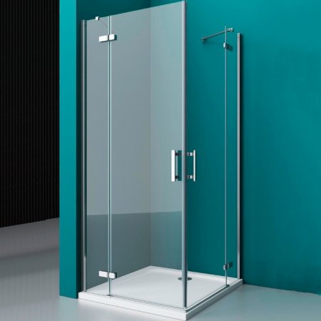 Душевой уголок BelBagno Kraft 100х100 KRAFT-A-22-100-C-Cr профиль Хром стекло прозрачное 