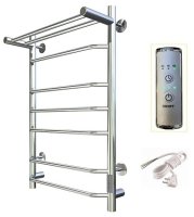 Полотенцесушитель электрический с полочкой (лесенка) Тругор Браво Пэк сп 3 П 80х50 см