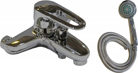 Смеситель Zorg Sanitary ZR 120 W для ванны с душем 