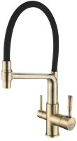 Смеситель для кухни Rose R658Q, бронза Смеситель для кухни Rose R658Q, бронза