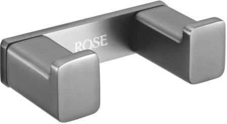 Крючок для ванной комнаты двойной Rose RG1821T, пепельный 
