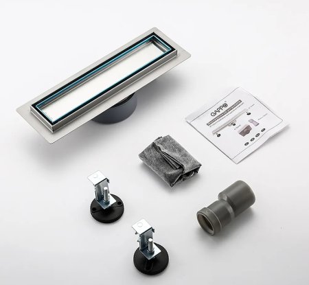 Душевой лоток Gappo G83007-4 с решеткой под плитку 