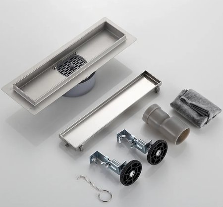 Душевой лоток Gappo G83007-4 с решеткой под плитку 