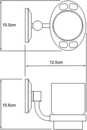 Стакан WasserKRAFT Rhein K-6228 
